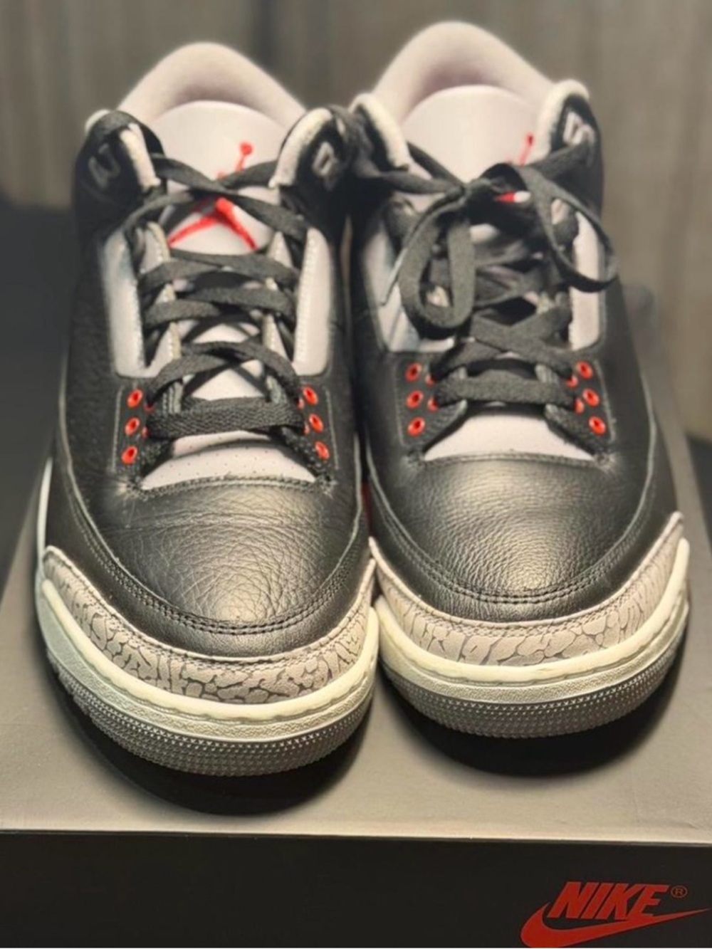 🔥 Air Jordan 3 Retro Black Cement – Men’s Size 10 🔥